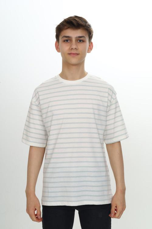 Toontoy Unisex Çocuk Çizgili Tişört