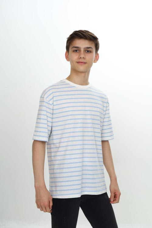 Toontoy Unisex Çocuk Çizgili Tişört