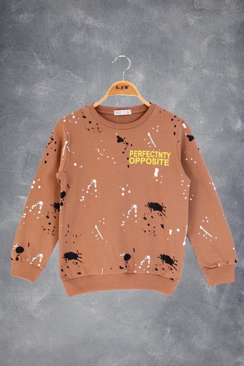 Toontoy Erkek Çocuk Baskılı Sweatshirt