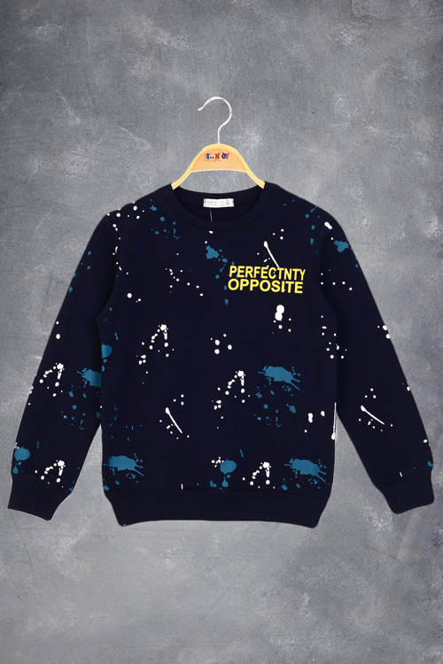Toontoy Erkek Çocuk Baskılı Sweatshirt