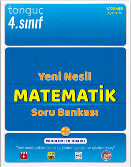 4. Sınıf Yeni Nesil Matematik Soru Bankası - Tonguç Yayınları