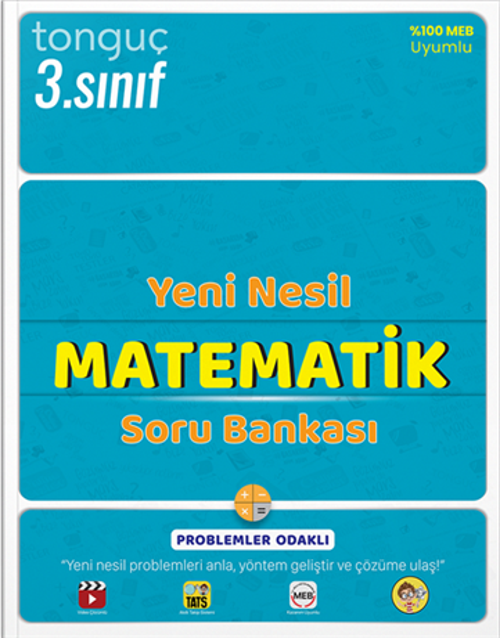 3. Sınıf Yeni Nesil Matematik Soru Bankası - Tonguç Yayınları