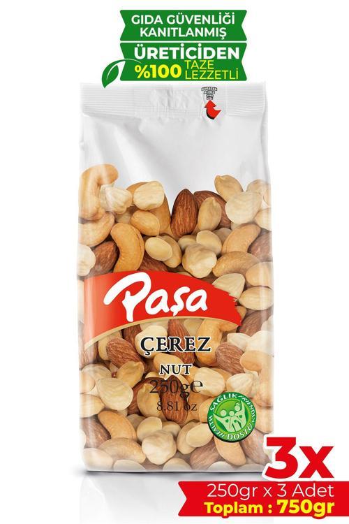 Kavrulmuş Karışık Kuruyemiş 250 gr X 3 Adet (750 GR)