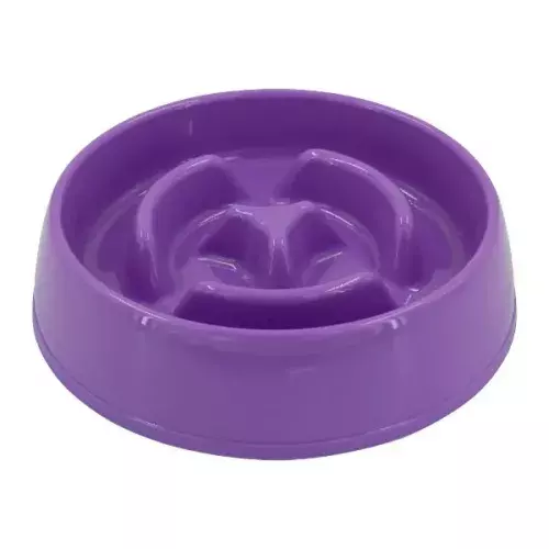 Büro Ev Evcil Hayvanı için 775ML Maksi Kedi Köpek Yavaş Mama Yeme Kabı