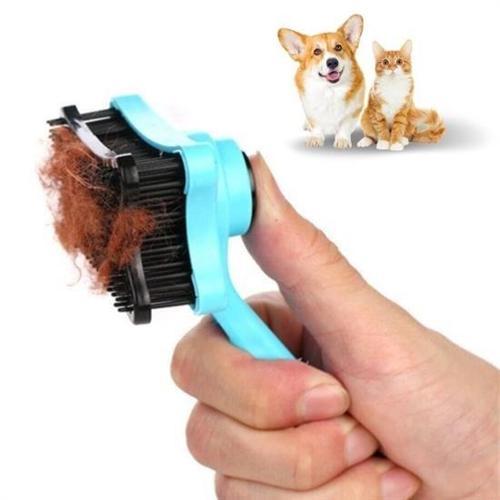 Büro Ev Evcil Hayvanı için Kedi Köpek Tüy Toplayıcı Otomatik Tuşlu Tarak