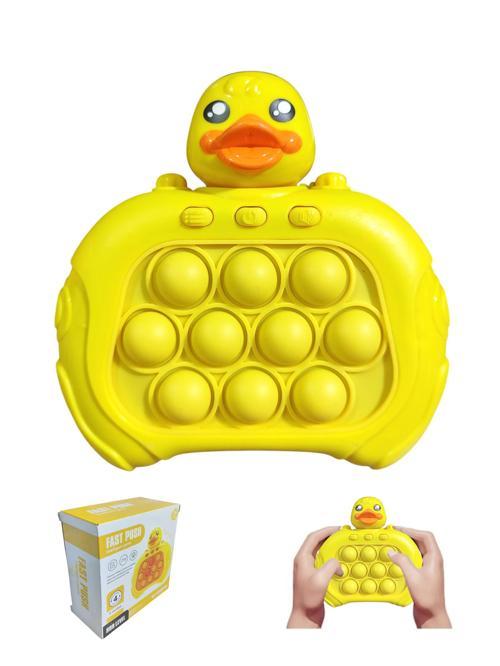 Popit Makinesi Işıklı Oyun Fast Push Pilli Fidget Kabarcık - Ördek