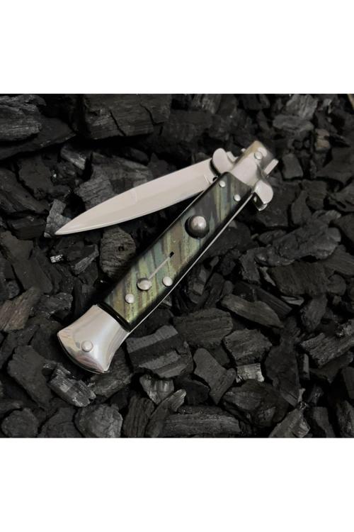 Paslanmaz Çelik Stainless İtalyan Stil Stiletto Çakı - 21 Cm