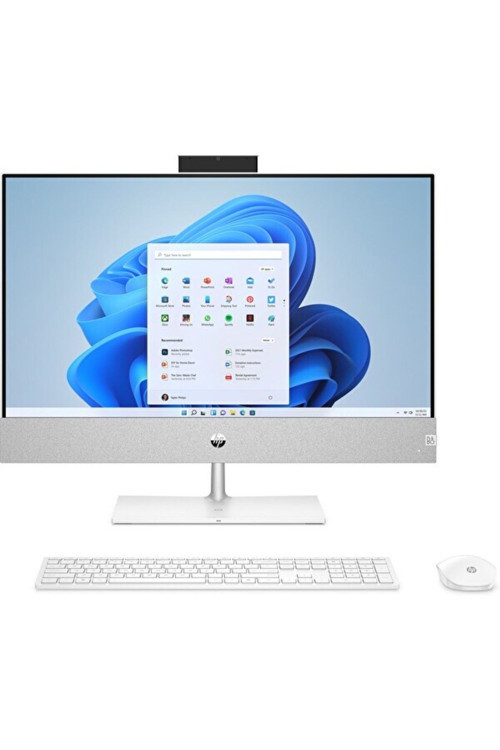 Pavilion AMD Ryzen5-5500U 16Gb RAM 512Gb SSD AMD Radeon Grafik Kartı 23,8" W11 Gümüş All-In One D