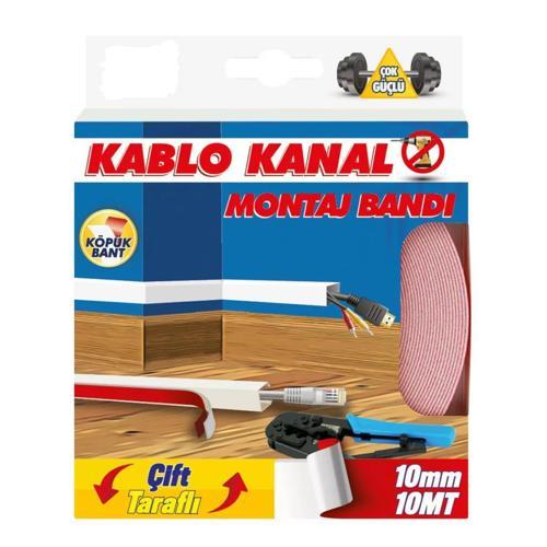 Kablo Kanalı Yapıştırma Bandı 10mmx10mt 