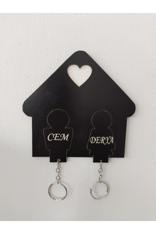 Sevgili Isimli Duvar Askılığı Anahtarlık 15x15 cm