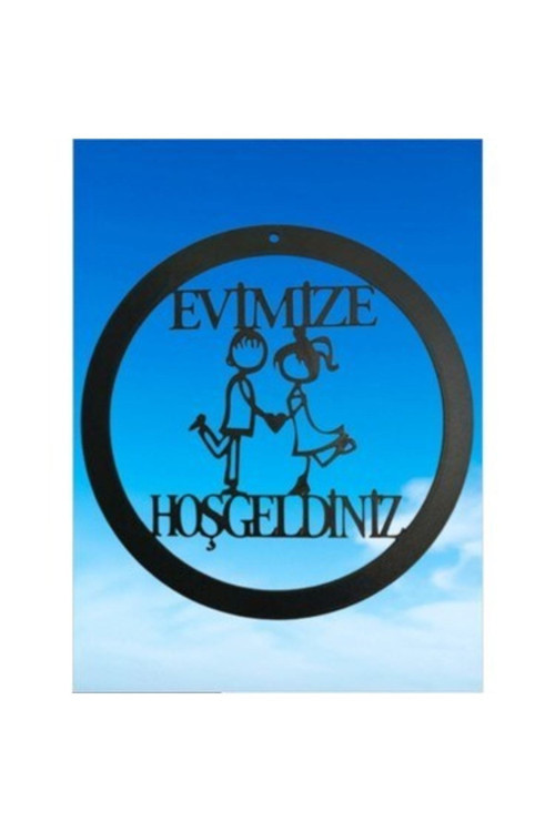 Dekor Evimize Hoşgeldiniz Kapı Süsü