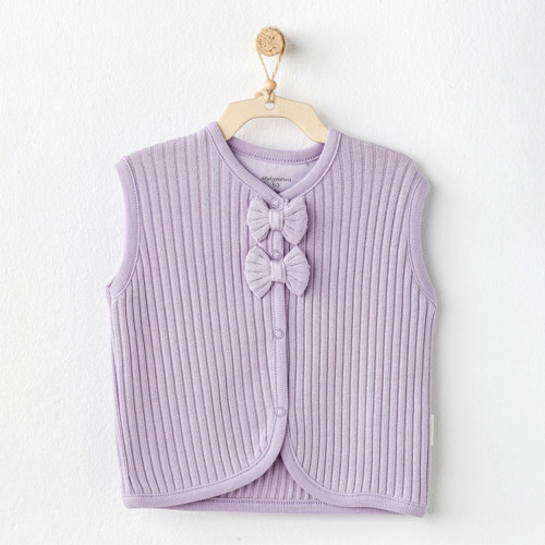 AC25098 Sweet Penguin Bebe Yelek Lila