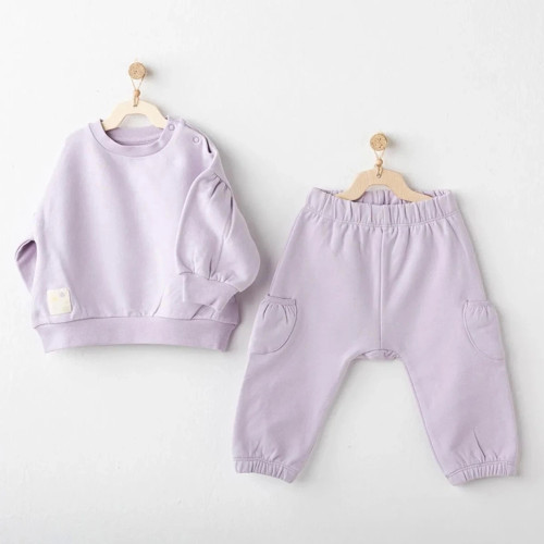 Ac25353 Basic 2'li Bebe Takım Lila