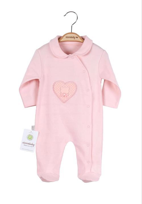 Baby Kalpli Ayıcık Patikli Tulum 4750 Pembe