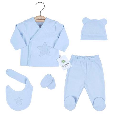 Baby 4806 Zıbın Set Mavi