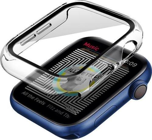Watch Akıllı Saat Kordonu 7 41mm Kasa ve Ekran Koruyucu Gado Sert Şeffaf