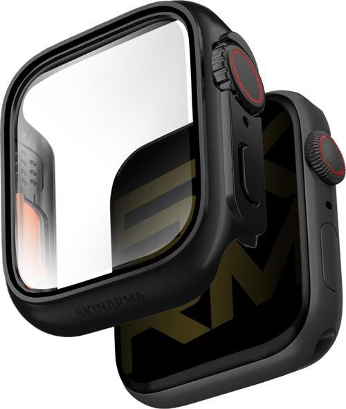 Watch Akıllı Saat Kordonu 7 45mm Kasa ve Ekran Koruyucu Gado Pro Dijital Taç Korumalı Siyah