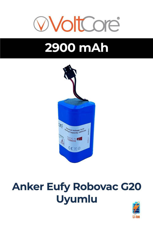 Anker Eufy Robovac G20 Uyumlu Robot Süpürge Bataryası 2900 Mah Pil Vc