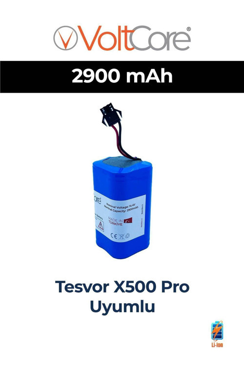Tesvor X500 Pro Akıllı Robot Süpürge Bataryası 2900 Mah Pil Vc