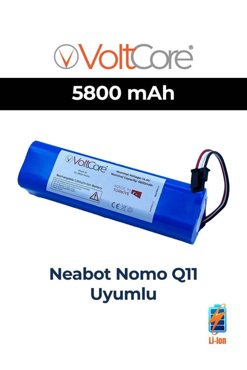 Neabot Nomo Q11 Uyumlu Akıllı Robot Süpürge Bataryası 5800 Mah Pil Vc