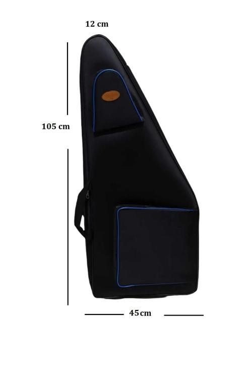 Profesyonel Ultra Koruma 1. Sınıf Su Geçirmez 20 Mm Pedli Kanun Gigbag Kılıfı Taşıma Çantası