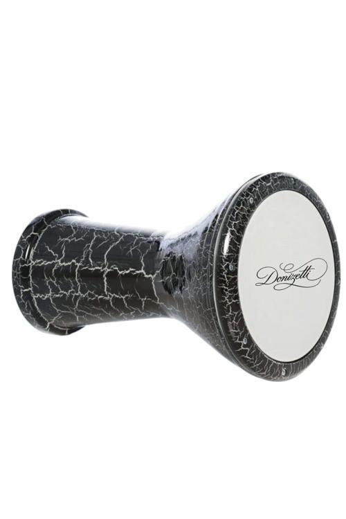 Siyah Çatlak Desen Mısır Çömlek Darbuka Kılıf Hediyeli