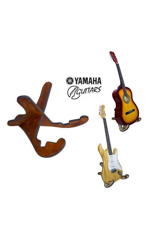 Gitaristlerin Tercihi - Klasik - Akustik -Elektrik - Elektro Uyumlu Ahşap Gitar Standı
