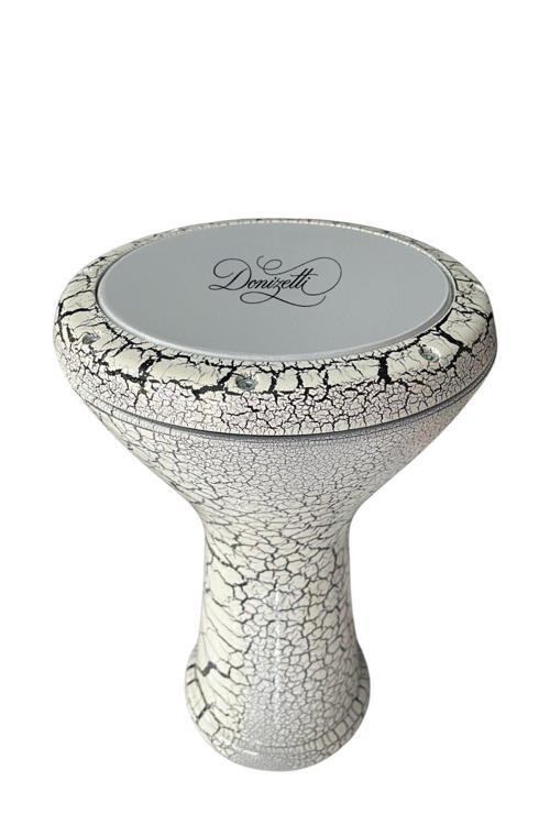Beyaz Çatlak Desen Mısır Darbuka Kılıf