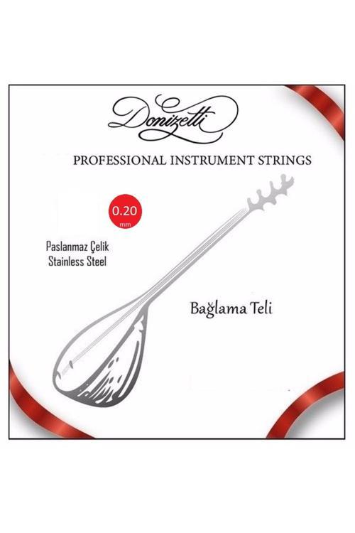 Uzun Sap Bağlama  Saz Teli  Takımı Paslanmaz 0.20 Mm