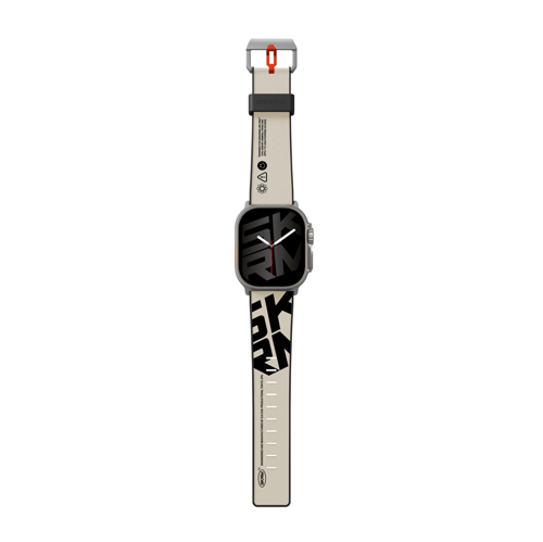 Watch Ultra Uyumlu Deri Kordon 49mm Spunk Serisi PU Strap Kayış