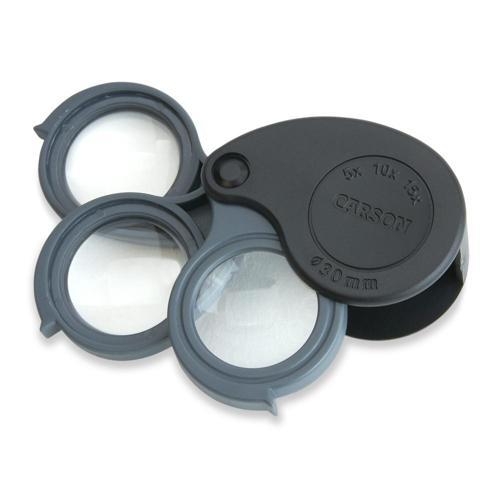 TV-15 TriView™ 5x/10x/15x Katlanır Büyüteç