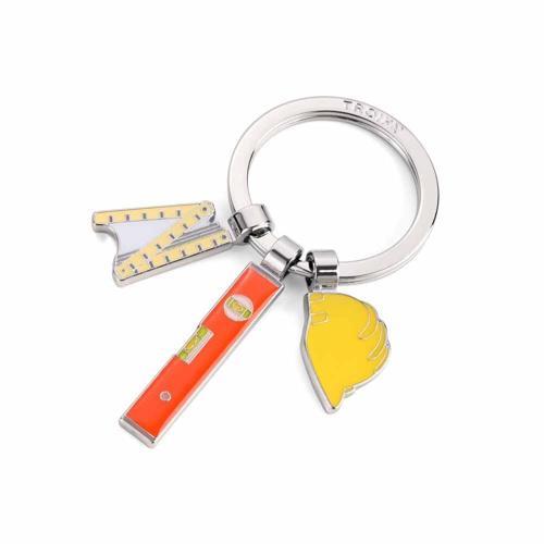 Folding Rule Spirit Level Helmet Anahtarlık