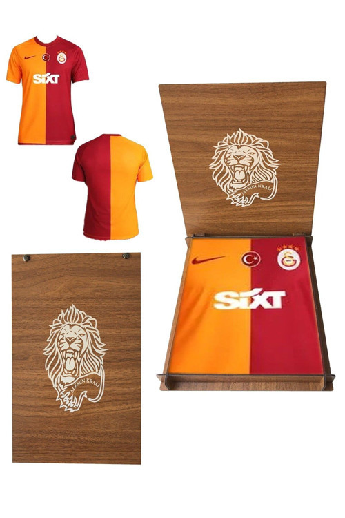 Lisanslı 2023 / 2024 Çocuk Parçalı İç Saha Forması Aslan Ahşap Kutulu