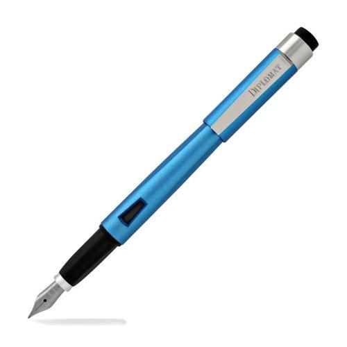 ​​​Diplomat D40903028 Magnum Soft Touch Mavi Dolma Kalem, Bold Uç