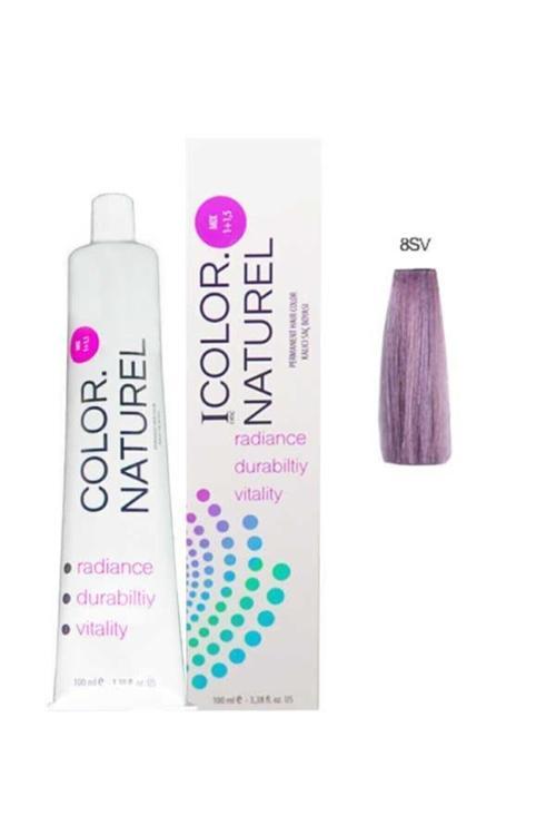 Kalıcı Saç Boyası 100 ml 8sv Koyu Sarı Gümüş Viyole