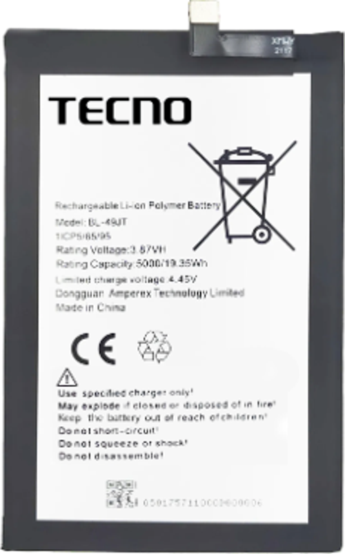 Tecno Camon 18 Batarya Pil (Orjinal)