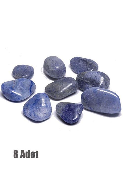 Sertifikalı Küçük Boy Angelit - Melek Taşı Kütle (8 ADET)