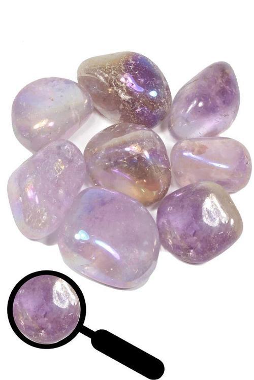Sertifikalı Aura Ametist Taşı Kütle - İri Boy