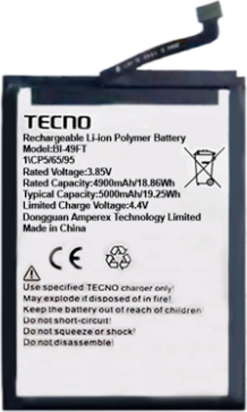 Tecno Spark 8c Batarya Pil (Orjinal)