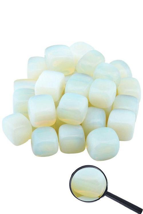 Sertifikalı Tamburlanmış Doğal Opal Taşı Kütle Parça