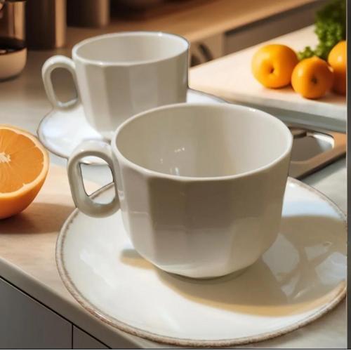190 cc 6 Kişilik Çay Nnescafe Duble Türk Kahvesi Fincan Takımı Latte, Mocha