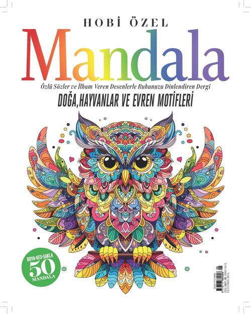 MANDALA DOĞA. HAYVANLAR VE EVREN MOTİFLERİ