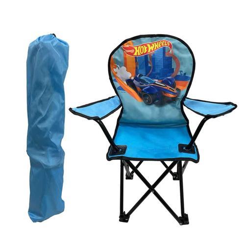 Hot Wheels Katlanabilir Çocuk Kamp Sandalyesi - Açık Mavi