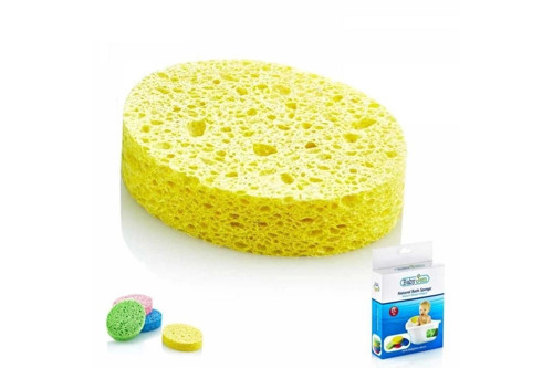 Bebek Banyo Süngeri Selülozik 020 Sarı