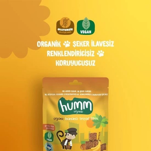 Organik Glutensiz Vegan Muzlu Kek 30 Gr