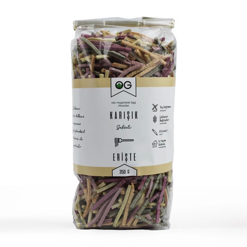 Karışık Sebzeli Ev Eriştesi 350 Gr