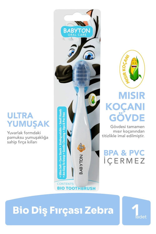 Bio Ultra Yumuşak Çocuk Diş Fırçası Zebra