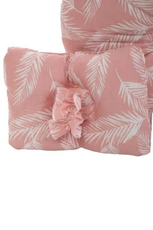 Emzirme Minderi Seti 3lü Pembe Yaprak