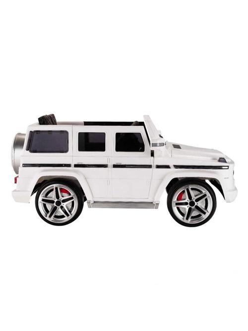 Bhu12 Mercedes G65 Amg Uzaktan Kumandalı Akülü Jeep 12v 439 Beyaz