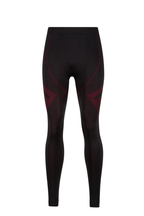 Erkek Heatwave Seamless Baselayer Alt İçlik Siyah/Kırmızı